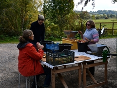 October 2025 Propagation, Apple Juice Pressing, Bird Box Making, Wood Chip Compost Turning ....