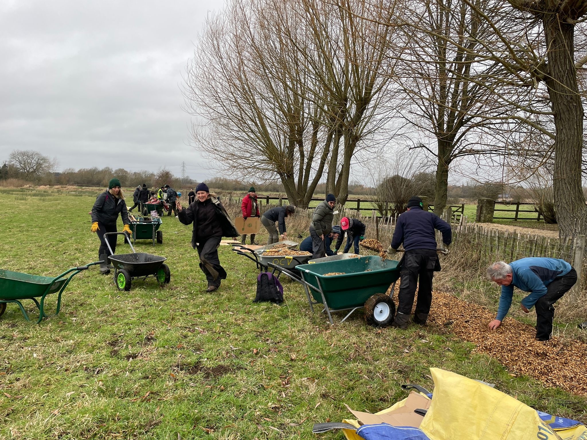 Hedge Planting on Swinford Meadows Jan26 - Catriona Bass 1