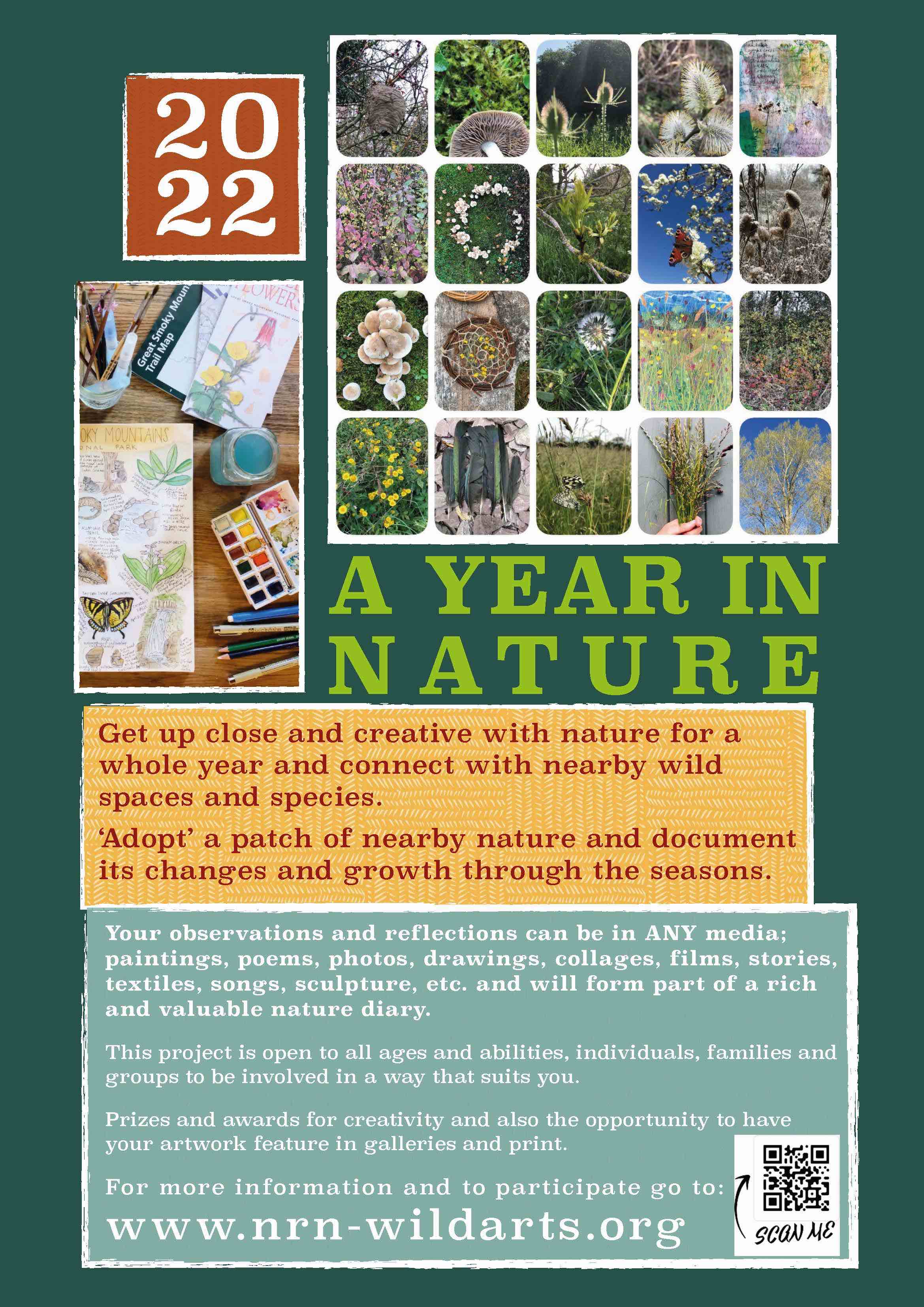 A Year in Nature poster_red